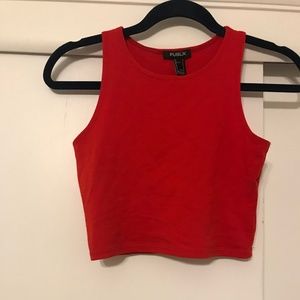 Publik Cropped Red Tank